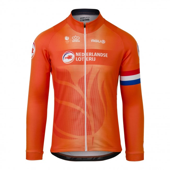 Bekleidung Herren Hollandisch Nationalen Agu langarmtrikot 2024 Bekleidung Herren Hollandisch Nationalen Agu langarmtrikot 2024