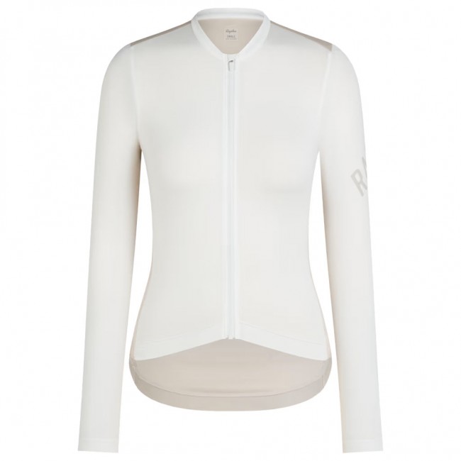Bekleidung Damen Rapha Pro Team Lightweight frau langarmtrikot-Weiss Bekleidung Damen Rapha Pro Team Lightweight frau langarmtrikot-Weiss