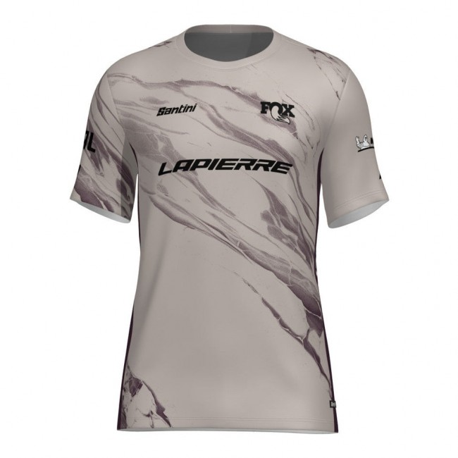 Bekleidung Herren Team Lapierre 2025 Santini mtb trikot Bekleidung Herren Team Lapierre 2025 Santini mtb trikot
