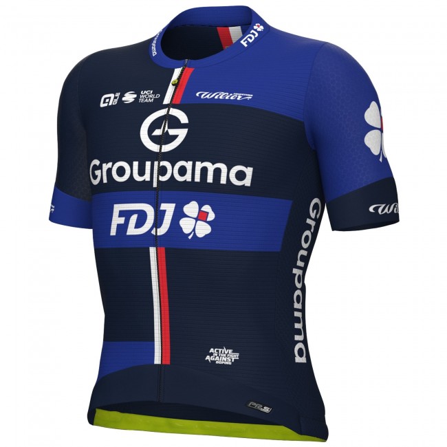 Bekleidung Herren Ale Groupama FDJ 2025 PRS 2.0 trikot Bekleidung Herren Ale Groupama FDJ 2025 PRS 2.0 trikot