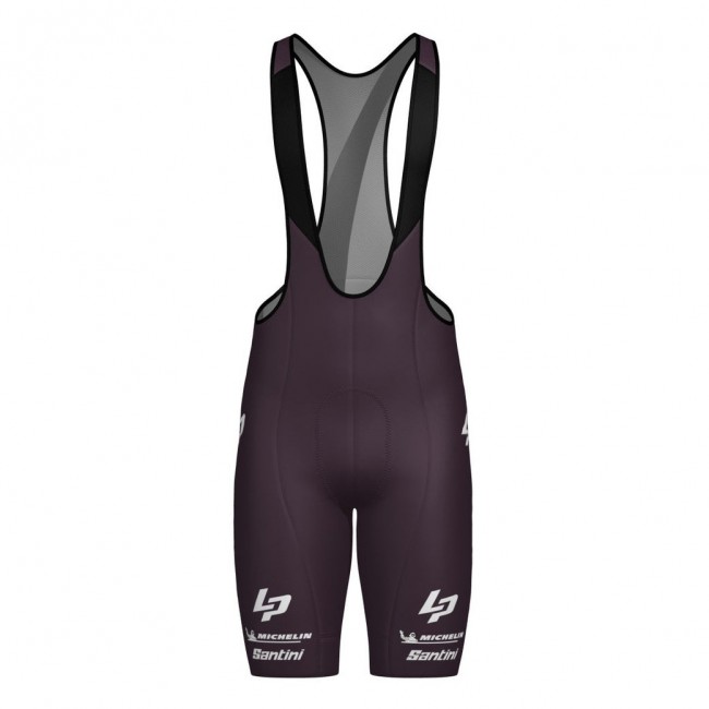 Bekleidung Herren Team Lapierre 2025 Santini tragerhose-Bordeaux Bekleidung Herren Team Lapierre 2025 Santini tragerhose-Bordeaux