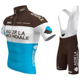 AG2R LA MONDIALE 2019 Fahrradbekleidung Radtrikot Satz Kurzarm+Kurz Trägerhose WB092 AG2R LA MONDIALE 2019 Fahrradbekleidung Radtrikot Satz Kurzarm+Kurz Trägerhose WB092