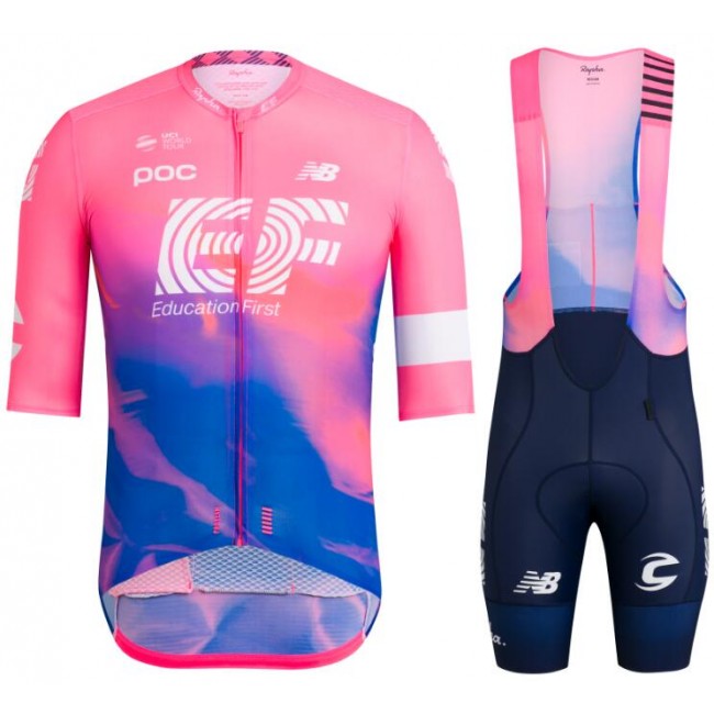 EF Education First PRO TEAM AERO 2019 Fahrradbekleidung Radtrikot Satz Kurzarm+Kurz Trägerhose F4EKZ EF Education First PRO TEAM AERO 2019 Fahrradbekleidung Radtrikot Satz Kurzarm+Kurz Trägerhose F4EKZ