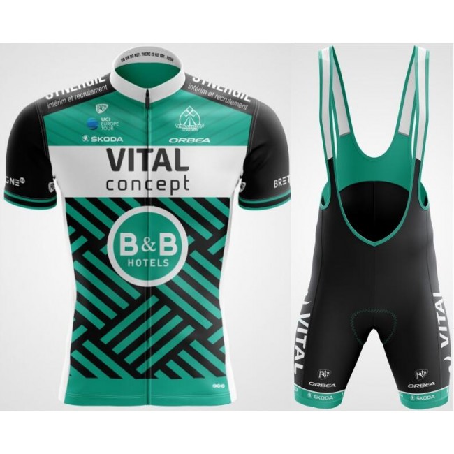 Vital Concept Cycling 2019 Fahrradbekleidung Radtrikot Satz Kurzarm+Kurz Trägerhose N89P9 Vital Concept Cycling 2019 Fahrradbekleidung Radtrikot Satz Kurzarm+Kurz Trägerhose N89P9