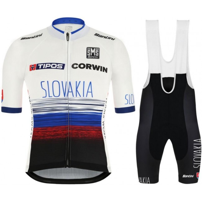 Slovakia National 2019 Fahrradbekleidung Radtrikot Satz Kurzarm+Kurz Trägerhose 3GYUE Slovakia National 2019 Fahrradbekleidung Radtrikot Satz Kurzarm+Kurz Trägerhose 3GYUE