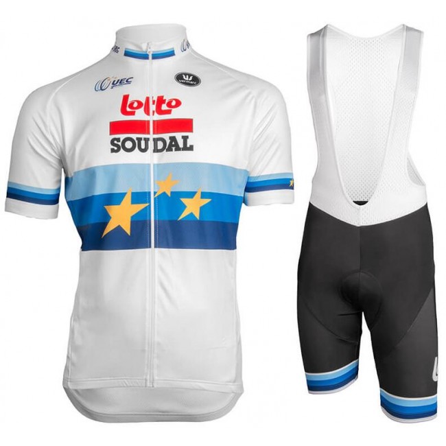 LOTTO SOUDAL European Champion 2019 Fahrradbekleidung Radtrikot Satz Kurzarm+Kurz Trägerhose BL5AN LOTTO SOUDAL European Champion 2019 Fahrradbekleidung Radtrikot Satz Kurzarm+Kurz Trägerhose BL5AN