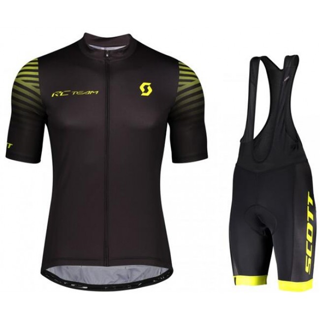 2020 SCOTT RC TEAM 10 Fahrradbekleidung Radtrikot kurzarm+Trägerhose kurz Schwarz 2020 SCOTT RC TEAM 10 Fahrradbekleidung Radtrikot kurzarm+Trägerhose kurz Schwarz