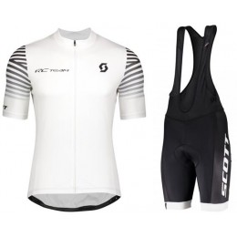 2020 SCOTT RC TEAM 10 Fahrradbekleidung Radtrikot kurzarm+Trägerhose kurz Weiß 2020 SCOTT RC TEAM 10 Fahrradbekleidung Radtrikot kurzarm+Trägerhose kurz Weiß