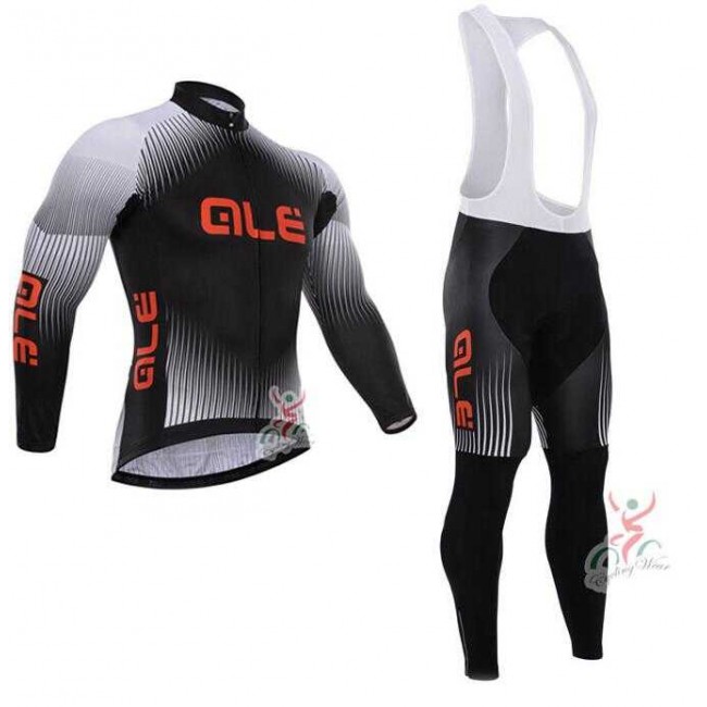 2015 ALE Fahrradbekleidung Radtrikot Langarm+Lang Trägerhose Schwarz HZ3J5 2015 ALE Fahrradbekleidung Radtrikot Langarm+Lang Trägerhose Schwarz HZ3J5