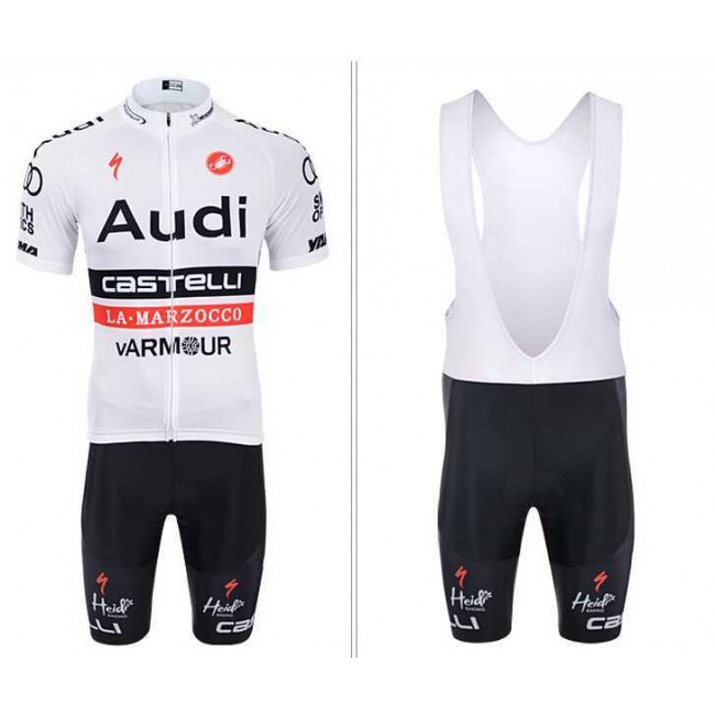 2015 AUDI Fahrradbekleidung Radteamtrikot Kurzarm+Kurz Radhose Kaufen weiß 43I97 2015 AUDI Fahrradbekleidung Radteamtrikot Kurzarm+Kurz Radhose Kaufen weiß 43I97