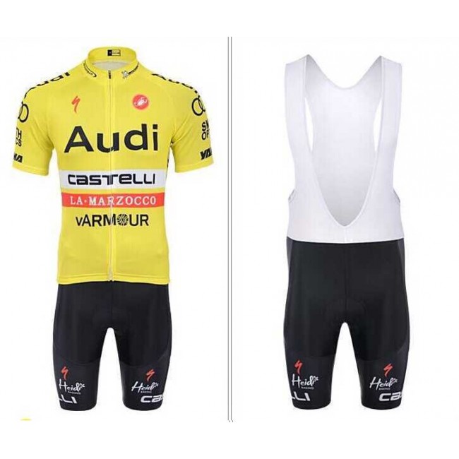 2015 AUDI Fahrradbekleidung Radteamtrikot Kurzarm+Kurz Radhose Kaufen gelb XTHFQ 2015 AUDI Fahrradbekleidung Radteamtrikot Kurzarm+Kurz Radhose Kaufen gelb XTHFQ