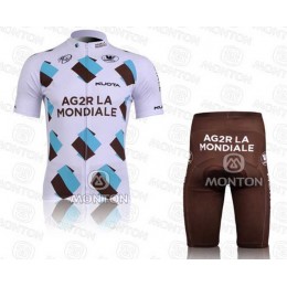 Ag2r La Mondiale Radbekleidung Radtrikot Kurzarm und Fahrradhosen Kurz A6RP7 Ag2r La Mondiale Radbekleidung Radtrikot Kurzarm und Fahrradhosen Kurz A6RP7