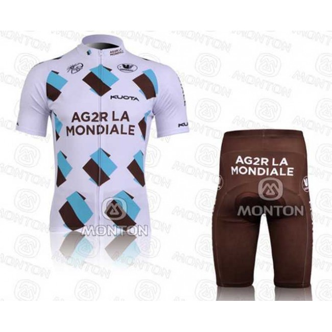 Ag2r La Mondiale Radbekleidung Radtrikot Kurzarm und Fahrradhosen Kurz A6RP7 Ag2r La Mondiale Radbekleidung Radtrikot Kurzarm und Fahrradhosen Kurz A6RP7