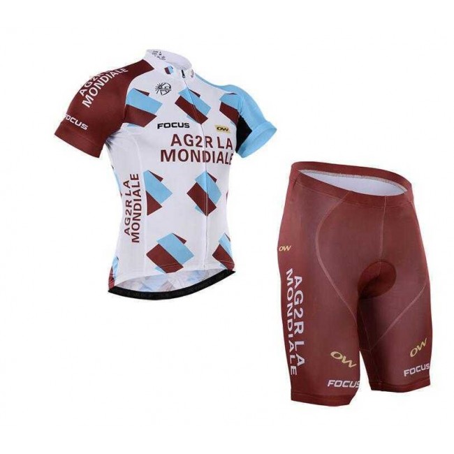 2016 AG2R la mondiale Fahrradbekleidung Satz Fahrradtrikot Kurzarm Trikot und Kurz Radhose 4N95L 2016 AG2R la mondiale Fahrradbekleidung Satz Fahrradtrikot Kurzarm Trikot und Kurz Radhose 4N95L
