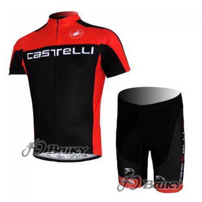 Castelli Pro Team Radbekleidung Radtrikot Kurzarm und Fahrradhosen Kurz Rot SD5SM Castelli Pro Team Radbekleidung Radtrikot Kurzarm und Fahrradhosen Kurz Rot SD5SM