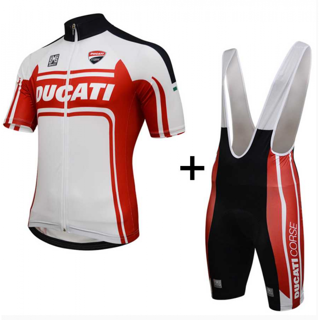 2016 Ducati Fahrradbekleidung Radteamtrikot Kurzarm+Kurz Radhose Kaufen Rot weiß 8PNBT 2016 Ducati Fahrradbekleidung Radteamtrikot Kurzarm+Kurz Radhose Kaufen Rot weiß 8PNBT