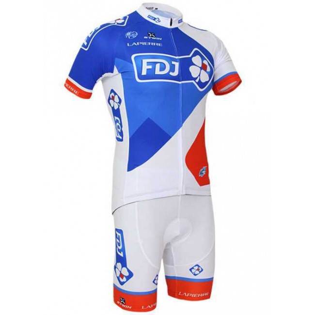 2015 FDJ Fahrradbekleidung Radteamtrikot Kurzarm+Kurz Radhose 0SH5S 2015 FDJ Fahrradbekleidung Radteamtrikot Kurzarm+Kurz Radhose 0SH5S