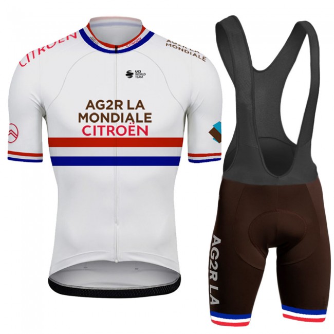 Ag2r France Champion Pro Team 2021 Fahrradbekleidung Radteamtrikot Kurzarm+Kurz Radhose SulkKn Ag2r France Champion Pro Team 2021 Fahrradbekleidung Radteamtrikot Kurzarm+Kurz Radhose SulkKn