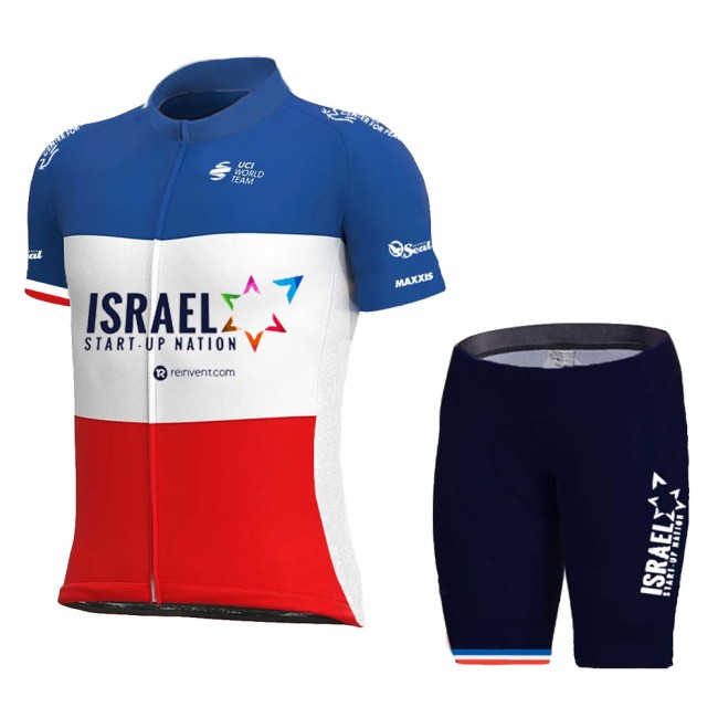 Israel Start Up nation France Pro Team 2021 Fahrradbekleidung Radteamtrikot Kurzarm+Kurz Radhose aOPfbT Israel Start Up nation France Pro Team 2021 Fahrradbekleidung Radteamtrikot Kurzarm+Kurz Radhose aOPfbT