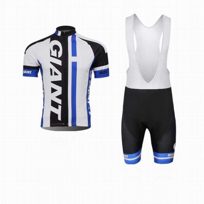 2014 Giant Set set wielershirts Korte mouw+Fietsbroek weiß Schwarz blau ZRTNW 2014 Giant Set set wielershirts Korte mouw+Fietsbroek weiß Schwarz blau ZRTNW