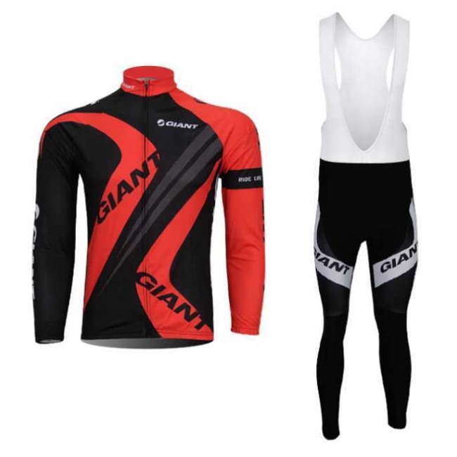 Goedkoop Giant Fahrradbekleidung Tikotlangarm+Lang Trägerhose Rot Schwarz 2YRBZ Goedkoop Giant Fahrradbekleidung Tikotlangarm+Lang Trägerhose Rot Schwarz 2YRBZ