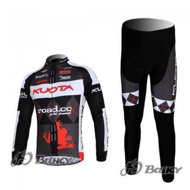 Kuota SRAM Road Pro Team Fahrradbekleidung Radtrikot Langarm+Lang Trägerhose Schwarz weiß ZR1J3 Kuota SRAM Road Pro Team Fahrradbekleidung Radtrikot Langarm+Lang Trägerhose Schwarz weiß ZR1J3