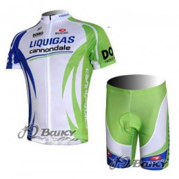 Liquigas Cannondale Pro Team Radbekleidung Radtrikot Kurzarm und Fahrradhosen Kurz grün weiß 4EJBK Liquigas Cannondale Pro Team Radbekleidung Radtrikot Kurzarm und Fahrradhosen Kurz grün weiß 4EJBK