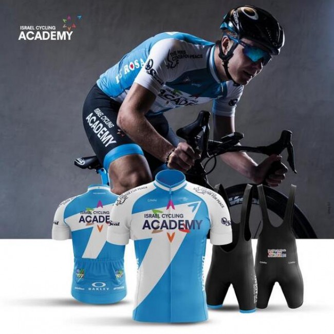 ISRAEL CYCLING ACADEMY blau Fahrradkleidung Radsportbekleidung Kurzarm Trikot+Trägerhose Kurz 2PA4D ISRAEL CYCLING ACADEMY blau Fahrradkleidung Radsportbekleidung Kurzarm Trikot+Trägerhose Kurz 2PA4D
