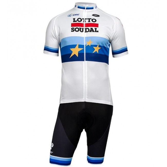 LOTTO SOUDAL European champion 2018 Fahrradbekleidung Radteamtrikot Kurzarm+Kurz Radhose MZ276 LOTTO SOUDAL European champion 2018 Fahrradbekleidung Radteamtrikot Kurzarm+Kurz Radhose MZ276