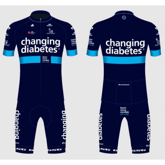 Novo Nordisk 2018 Fahrradkleidung Radsportbekleidung Kurzarm Trikot+Trägerhose Kurz FL151 Novo Nordisk 2018 Fahrradkleidung Radsportbekleidung Kurzarm Trikot+Trägerhose Kurz FL151