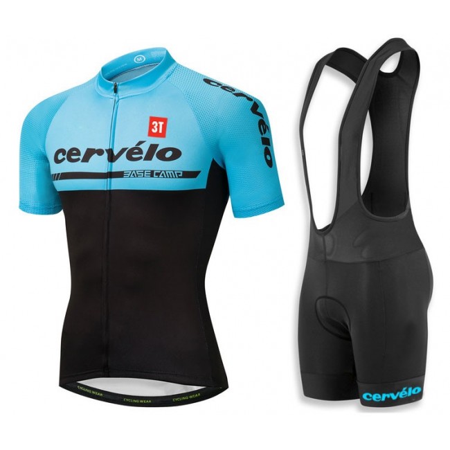 2018 Cervelo 3T blau Fahrradbekleidung Radtrikot Satz Kurzarm+Kurz Trägerhose 29KPD 2018 Cervelo 3T blau Fahrradbekleidung Radtrikot Satz Kurzarm+Kurz Trägerhose 29KPD