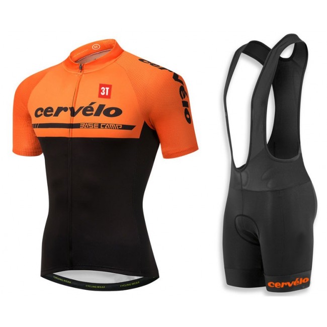 2018 Cervelo 3T Orange Fahrradbekleidung Radtrikot Satz Kurzarm+Kurz Trägerhose E6UTH 2018 Cervelo 3T Orange Fahrradbekleidung Radtrikot Satz Kurzarm+Kurz Trägerhose E6UTH
