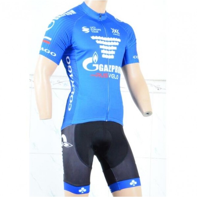 Gazprom-Rusvelo 2018 Set Fahrradbekleidung Radtrikoten+Kurz Radhose AR9WH Gazprom-Rusvelo 2018 Set Fahrradbekleidung Radtrikoten+Kurz Radhose AR9WH