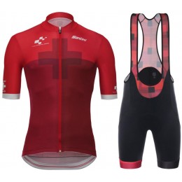 Tour de Suisse Cross 2018 Fahrradbekleidung Radtrikot Satz Kurzarm+Kurz Trägerhose G4CHB Tour de Suisse Cross 2018 Fahrradbekleidung Radtrikot Satz Kurzarm+Kurz Trägerhose G4CHB