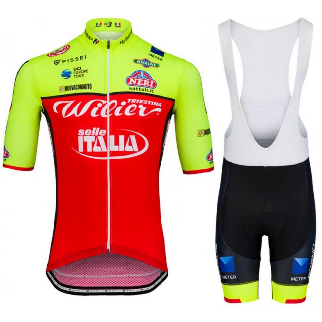 Wilier Triestina-Selle Italia 2018 Fahrradbekleidung Radtrikot Satz Kurzarm+Kurz Trägerhose E9MFN Wilier Triestina-Selle Italia 2018 Fahrradbekleidung Radtrikot Satz Kurzarm+Kurz Trägerhose E9MFN