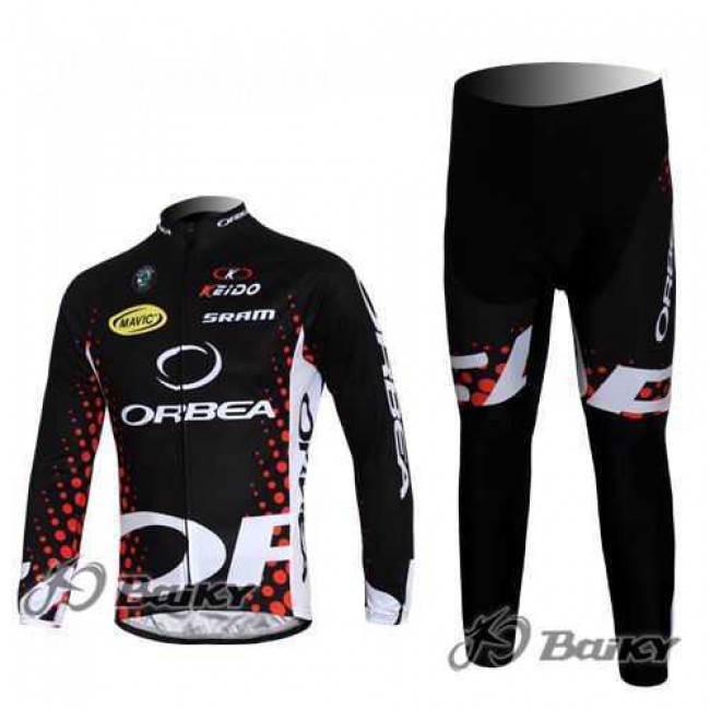 Orbea Pro Team Fahrradtrikot Radbekleidung Langarm+Lang Fahrradhose Schwarz Rot Z44JH Orbea Pro Team Fahrradtrikot Radbekleidung Langarm+Lang Fahrradhose Schwarz Rot Z44JH