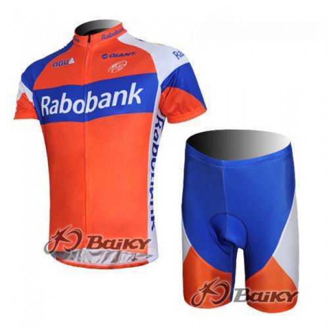 Rabobank Pro Team Radbekleidung Radtrikot Kurzarm und Fahrradhosen Kurz oranje blau 0TWI0 Rabobank Pro Team Radbekleidung Radtrikot Kurzarm und Fahrradhosen Kurz oranje blau 0TWI0
