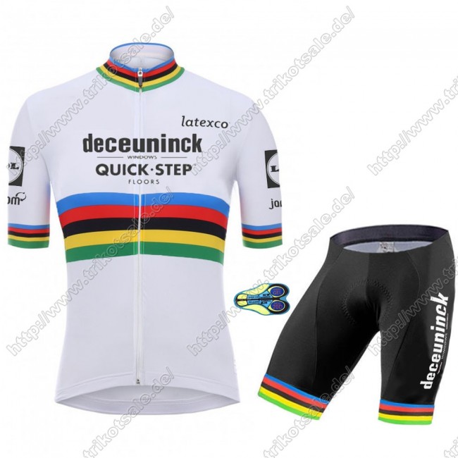 Deceuninck quick step 2021 UCI World Champion Fahrradbekleidung Radteamtrikot Kurzarm+Kurz Radhose Kaufen VAUBP Deceuninck quick step 2021 UCI World Champion Fahrradbekleidung Radteamtrikot Kurzarm+Kurz Radhose Kaufen VAUBP