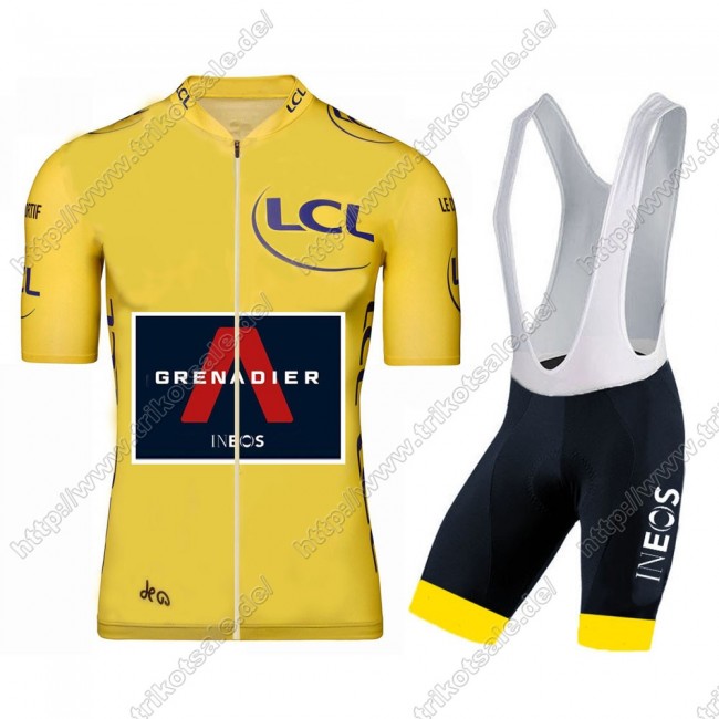 Team INEOS Grenadier 2021 Tour De France Yelllow Fahrradbekleidung Radteamtrikot Kurzarm+Kurz Radhose Kaufen ZNUNA Team INEOS Grenadier 2021 Tour De France Yelllow Fahrradbekleidung Radteamtrikot Kurzarm+Kurz Radhose Kaufen ZNUNA