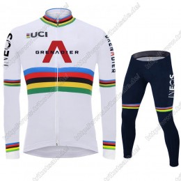 Team INEOS Grenadier UCI World Champion 2021 Herren Fahrradbekleidung Radtrikot Langarm+Lang Trägerhose GUDQJ Team INEOS Grenadier UCI World Champion 2021 Herren Fahrradbekleidung Radtrikot Langarm+Lang Trägerhose GUDQJ