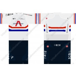 Team INEOS Grenadier 2021 UCI World Champion Fahrradbekleidung Satz Fahrradtrikot Kurzarm Trikot Und Kurz Radhose VEQYY Team INEOS Grenadier 2021 UCI World Champion Fahrradbekleidung Satz Fahrradtrikot Kurzarm Trikot Und Kurz Radhose VEQYY
