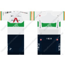 Team INEOS Grenadier 2021 UCI World Champion Fahrradbekleidung Satz Fahrradtrikot Kurzarm Trikot Und Kurz Radhose MGCMN Team INEOS Grenadier 2021 UCI World Champion Fahrradbekleidung Satz Fahrradtrikot Kurzarm Trikot Und Kurz Radhose MGCMN