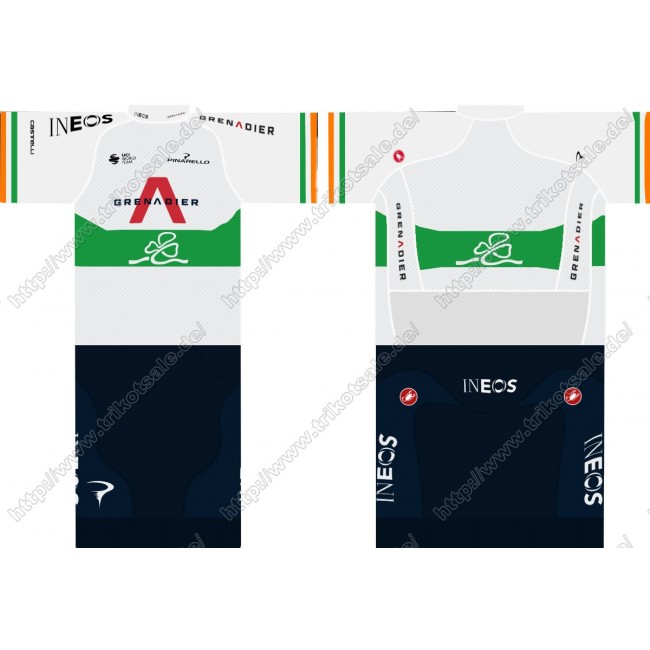 Team INEOS Grenadier 2021 UCI World Champion Fahrradbekleidung Satz Fahrradtrikot Kurzarm Trikot Und Kurz Radhose MGCMN Team INEOS Grenadier 2021 UCI World Champion Fahrradbekleidung Satz Fahrradtrikot Kurzarm Trikot Und Kurz Radhose MGCMN
