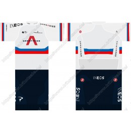 Team INEOS Grenadier 2021 UCI World Champion Fahrradbekleidung Satz Fahrradtrikot Kurzarm Trikot Und Kurz Radhose AVJWE Team INEOS Grenadier 2021 UCI World Champion Fahrradbekleidung Satz Fahrradtrikot Kurzarm Trikot Und Kurz Radhose AVJWE