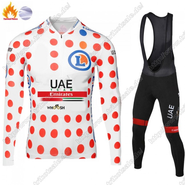Winter Thermal Fleece UAE EMIRATES Tour De France 2021 Fahrradbekleidung Radtrikot Langarm+Lang Trägerhose OPZPP Winter Thermal Fleece UAE EMIRATES Tour De France 2021 Fahrradbekleidung Radtrikot Langarm+Lang Trägerhose OPZPP