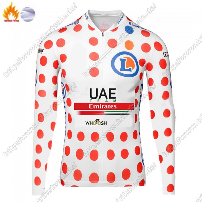 Winter Thermal Fleece UAE EMIRATES Tour De France 2021 Fahrradbekleidung Radtrikot Langarm EWUEZ Winter Thermal Fleece UAE EMIRATES Tour De France 2021 Fahrradbekleidung Radtrikot Langarm EWUEZ