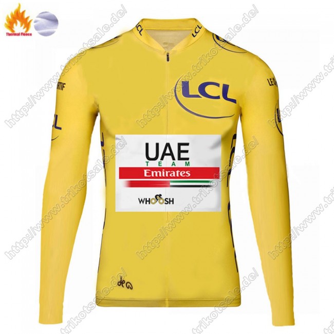 Winter Thermal Fleece UAE EMIRATES Tour De France 2021 Fahrradbekleidung Radtrikot Langarm XNLUM Winter Thermal Fleece UAE EMIRATES Tour De France 2021 Fahrradbekleidung Radtrikot Langarm XNLUM