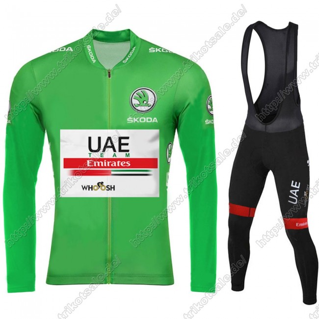 UAE EMIRATES Tour De France 2021 Fahrradbekleidung Radtrikot Langarm+Lang Trägerhose WDBRR UAE EMIRATES Tour De France 2021 Fahrradbekleidung Radtrikot Langarm+Lang Trägerhose WDBRR