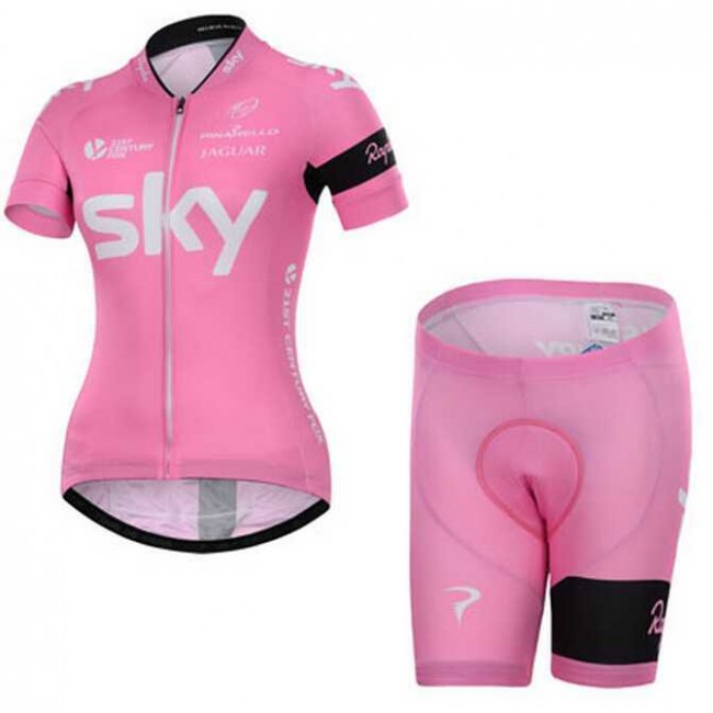2015 Sky Damen Fahrradbekleidung Radtrikot Satz Kurzarm+Kurz Radhose N0KFF 2015 Sky Damen Fahrradbekleidung Radtrikot Satz Kurzarm+Kurz Radhose N0KFF