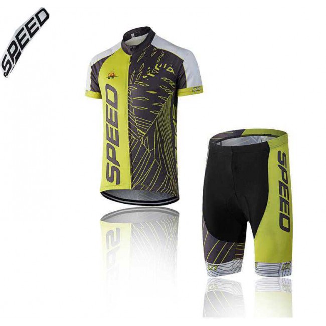 2016 Speed Korte mouw+Fietsbroeken Korte gele Schwarz YUL97 2016 Speed Korte mouw+Fietsbroeken Korte gele Schwarz YUL97